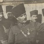 1922 - Nurettin Paşa ile teftiş sırasında